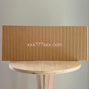 Reeded Overlay Furniture Panels (Reed 1/2 in). Custom size. Price per sq ft #407