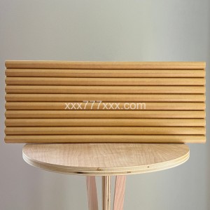 Horizontal Reeded Overlay Furniture Panels (Reed 1 in). Custom size. Price per sq ft #409